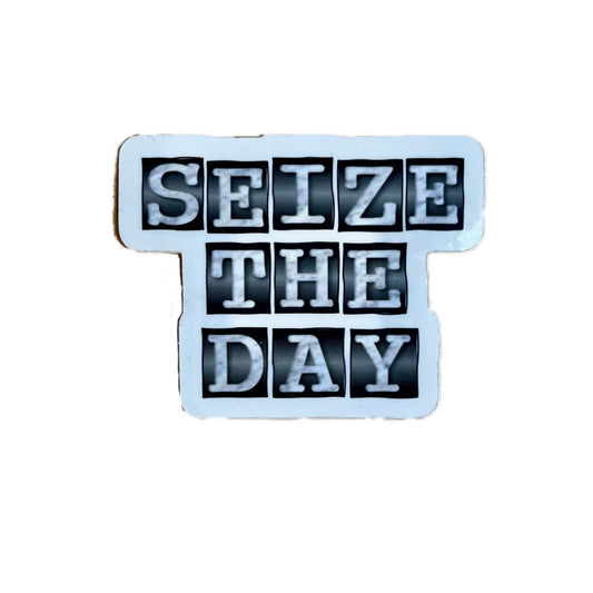 Seize The Day Sticker - Inspired by Newsies