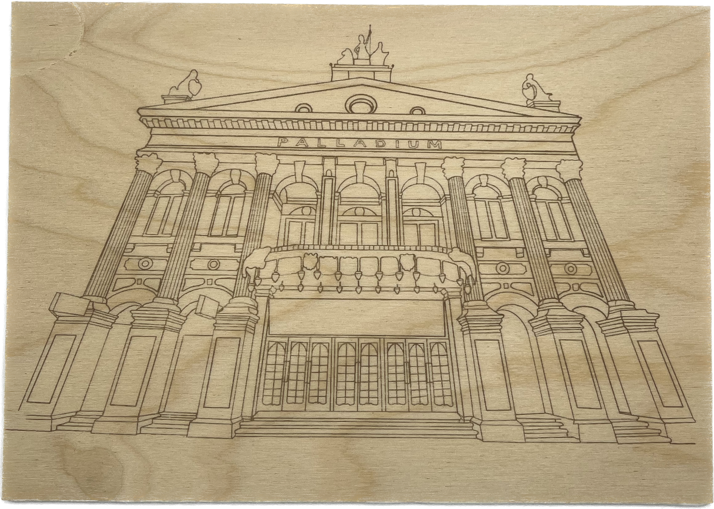 Wooden Theatre Engraving