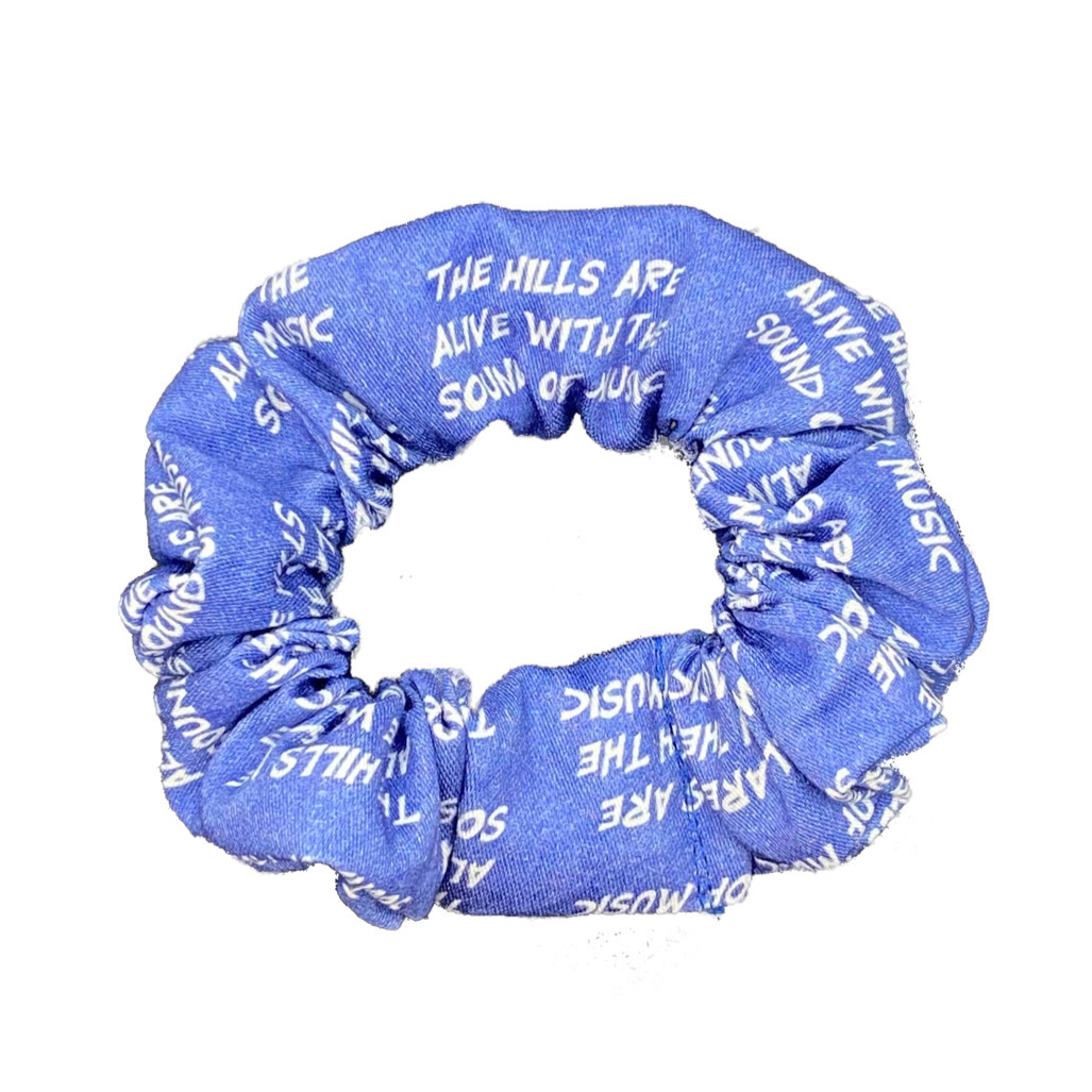 The Hills Are Alive Scrunchie - Inspired by The Sound of Music