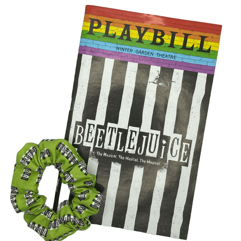 It’s Showtime Scrunchie - Inspired by Beetlejuice