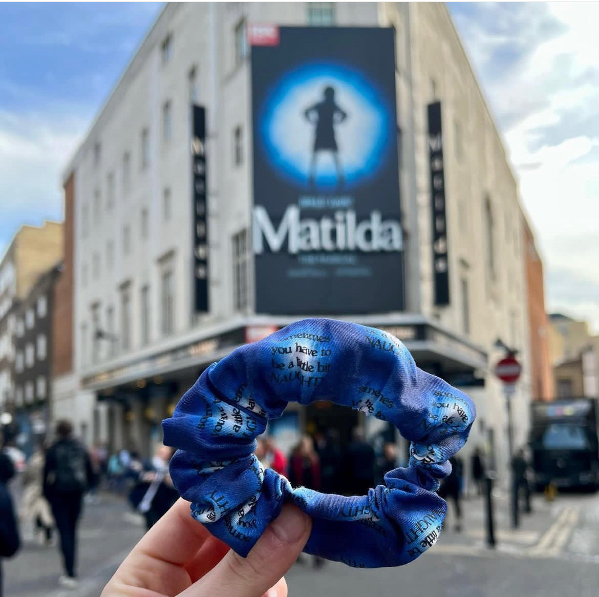 Sometimes You Have To Be A Little Bit Naughty Scrunchie - Inspired by Matilda