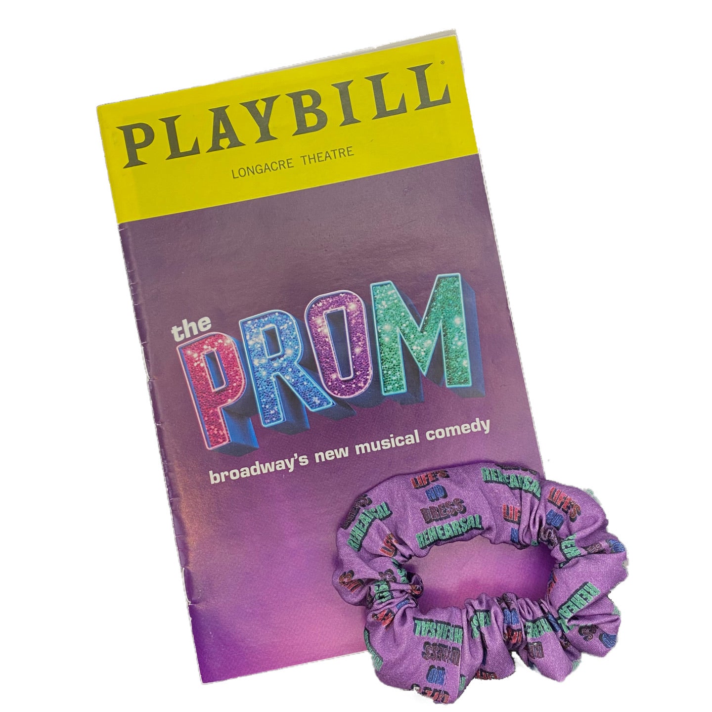 Life's No Dress Rehearsal Scrunchie - Inspired by The Prom